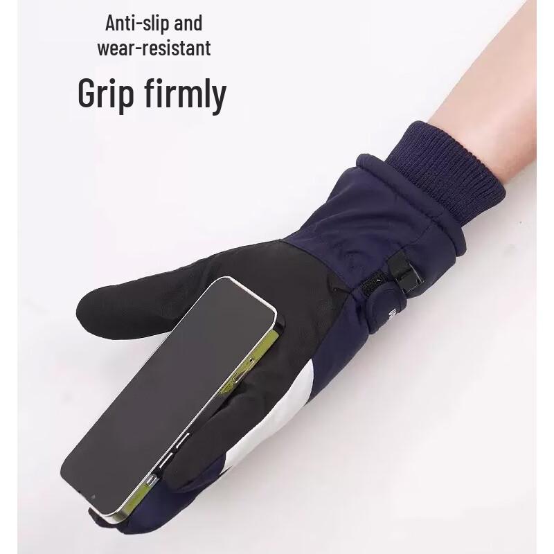Nanjiren Winter Warm Touchscreen Ski & Cycling Gloves