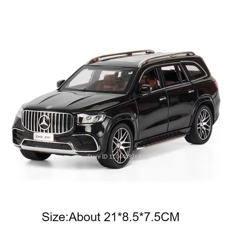 

1:24 GLS63 G63 Alloy Model Car SUV Toy Diecast Metal Music Light Off-road Vehicle Models Ornaments For Children Kids Gifts