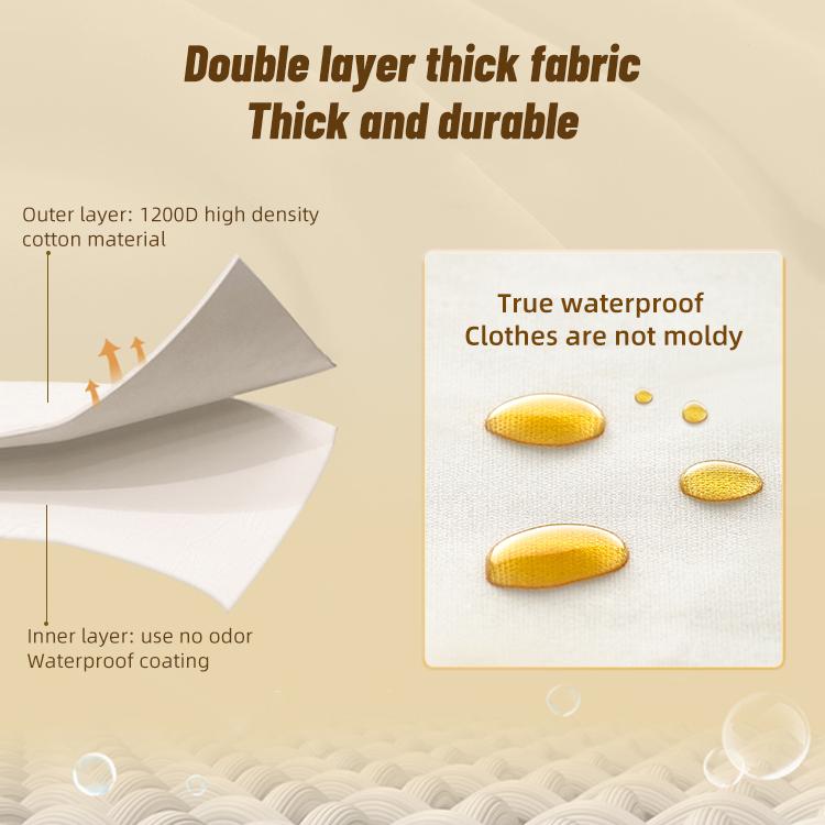 Látkový skládací úložný organizér Velkokapacitní domácí úložný box na oblečení Přikrývka Deka Šatní skříň Organizér na oblečení