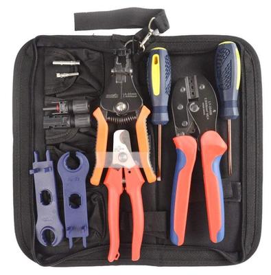 IWISS MC4 Solar Panel and Connector Assembly Tool Kit for MC4 Solar Panels KIT-LY-2546B Cutting, Stripping, Crimping, 2.5/4/6mm²