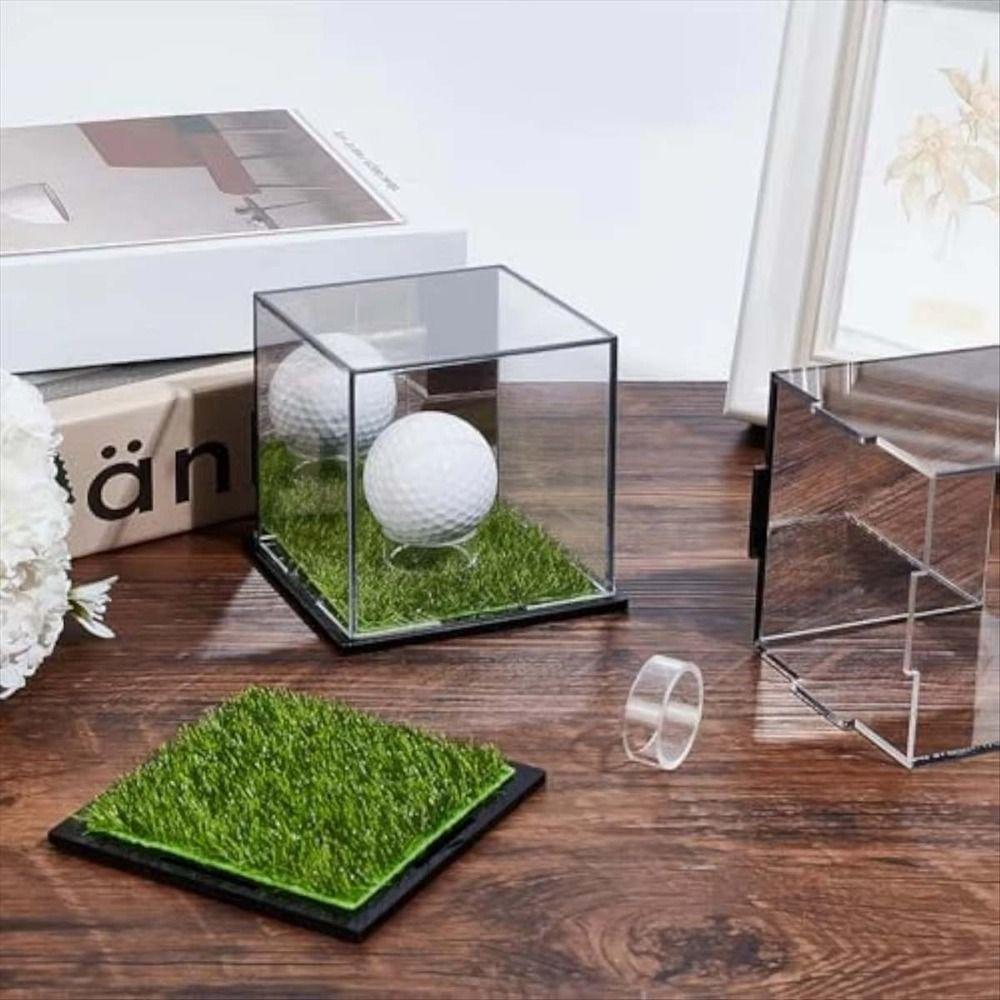 Transparent Holder Stand Golf Ball Lawn Design Golf Ball Acrylic Box  Golf Supplies