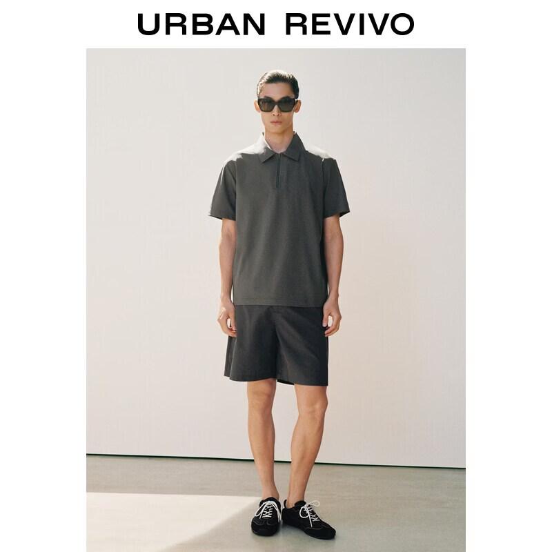 UR Men s Fine Plaid Straight-Leg Casual Shorts 32