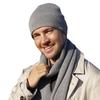 Men' Merino Wool Hat Kamea Lucas - Gray