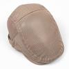 Washable Mesh Beret Cap Versatile Flat Cap Newsboy Cap Peaked Cap  Daily Outfit
