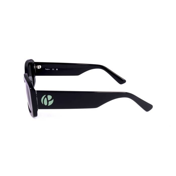 Lunettes de Soleil Pepe Jeans PJ7424 52/19/145 001 GLOSS SOLID BLACK ACETATE WOMAN PEJ SUN PJ7424 001 52 19 145