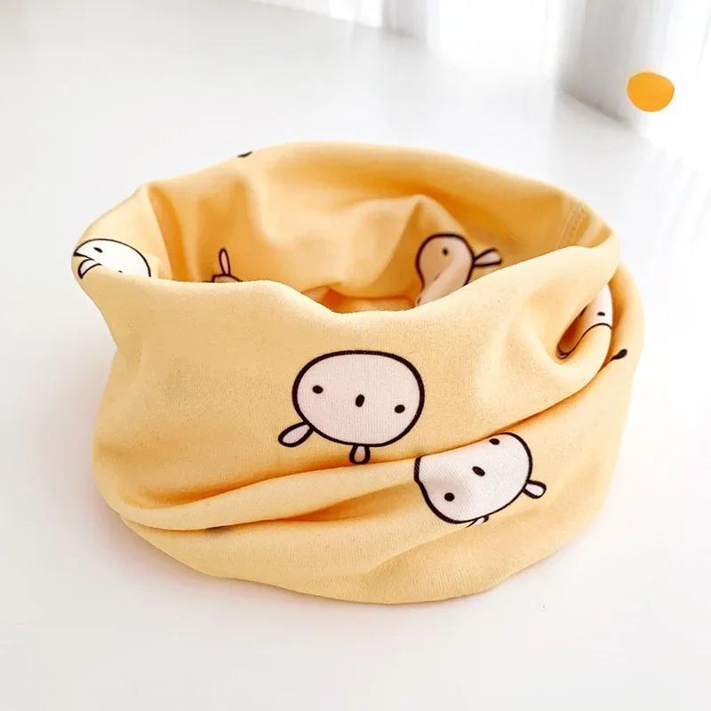 0-12ans Écharpe d'Hiver pour Enfants Coton Enfant Cache-cou Plus Chaud Bébé Foulard pour le cou Écharpe Mignonne Collier Doux pour le cou Écharpes pour Enfants