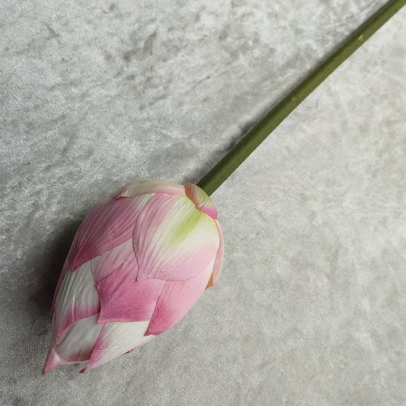 Lotus Silk Flower Simulation For Home Office Decoration And Photo Backdrops