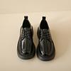 Women's 2025 spring and autumn new retro British style student versatile lace-up thick sole height increase single