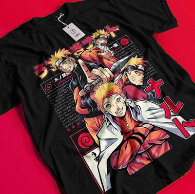 Naruto Tshirt Itachi T-Shirt Jiraya Shirt Minato Kakashi Hinata Kurama Boruto BB1470