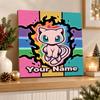 Mew Custom Name Diamond Painting Personalized 5D Full Drill DIY Diamond Art Home Decor