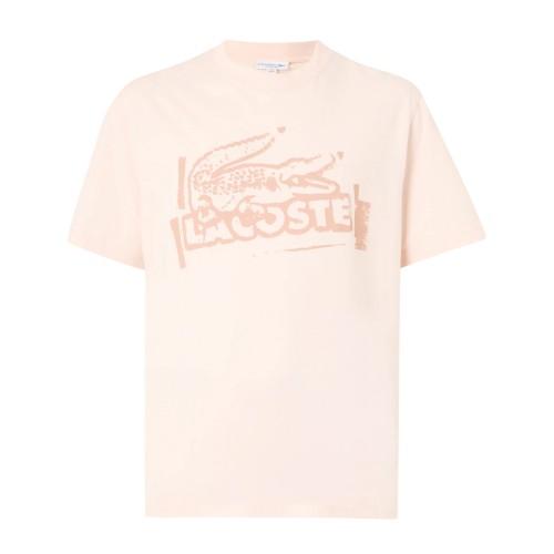 Lacoste Mens Jersey Cotton Logo T-Shirt