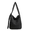 Premium Commuter Bag Messenger Bag Spring Puff Cotton-Filled Niche Large-Capacity Tote Women'S Bag