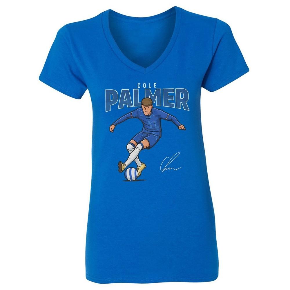 Palmer Inspired Soccer Design - London Blue Fans Ladies  V-Neck Tshirt Unisex T-Shirt XXL