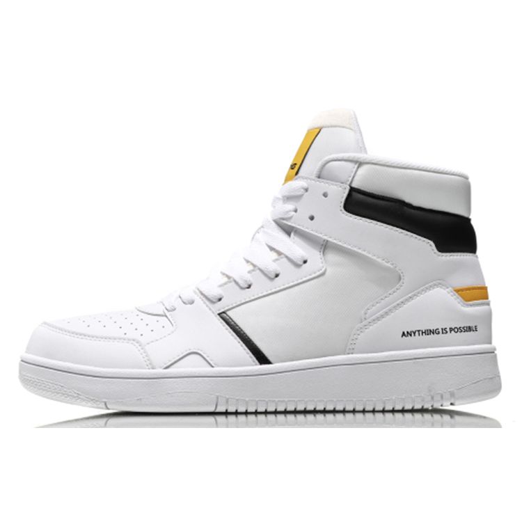 

Кроссовки для скейтбординга Li Ning Knight Series с нескользящей подошвой, мужские, с белым верхом AGCN285-1