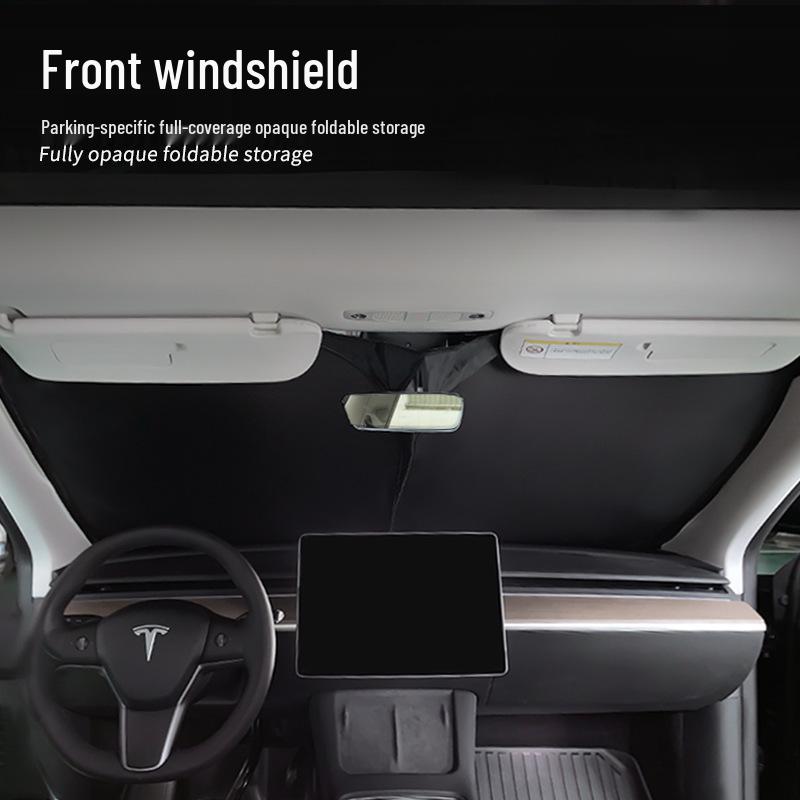 Tesla Model 3/Y Full Blackout Side Window Sunshade - Light Blocking & Privacy