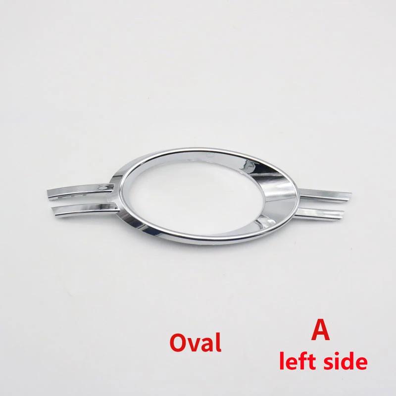 Car Front Bumper Fog Light Lamp Trim Frame Cap Chrome Cover For Mercedes Benz C-Class W204 C200 C230 C260 C280 2007-2011