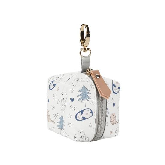 

Водонепроницаемый чехол для пустышки Сумка для хранения детских пустышек Вмещает 2 пустышки Портативный