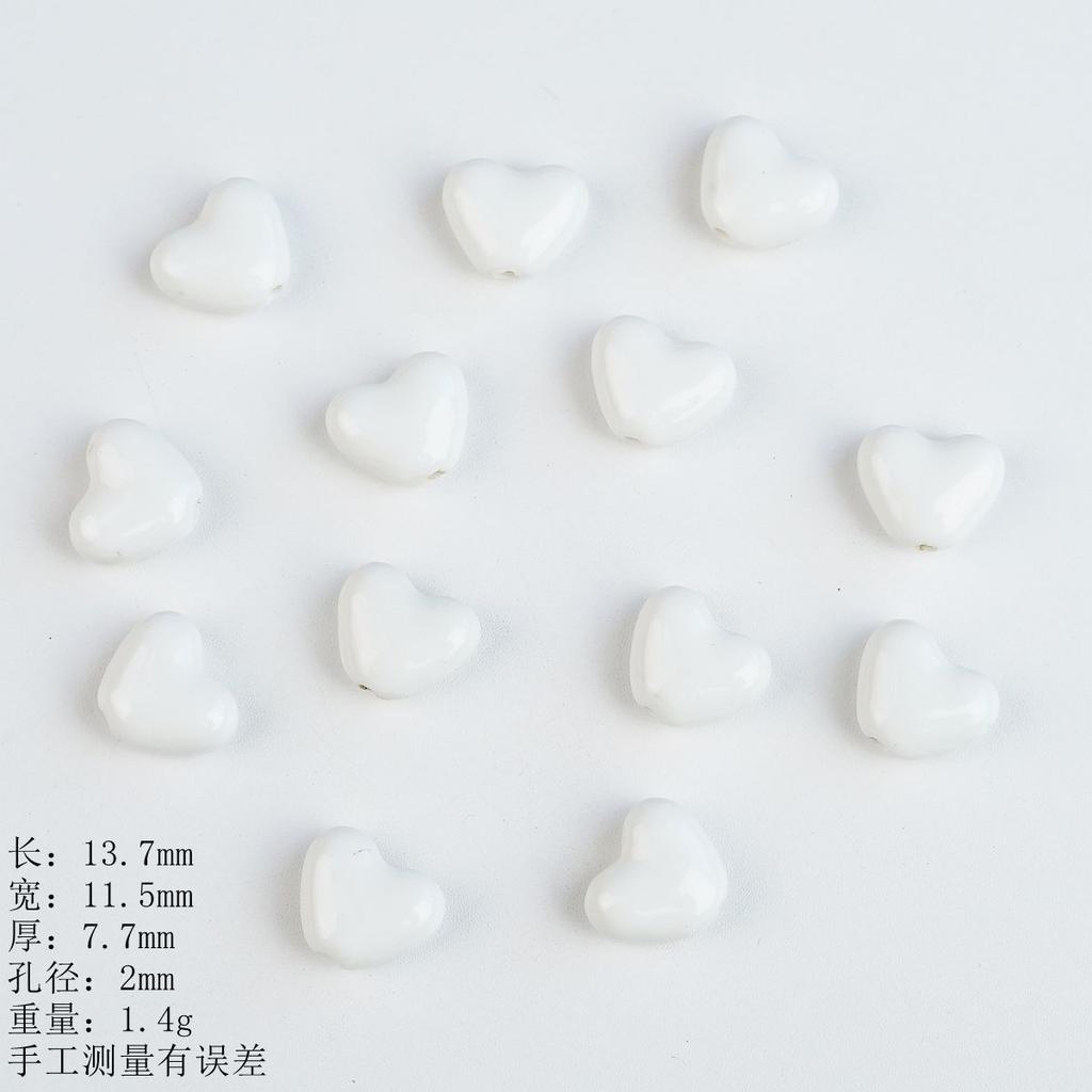Love beads loose beads accessories ceramic bracelets handmade DIY material manufacturers