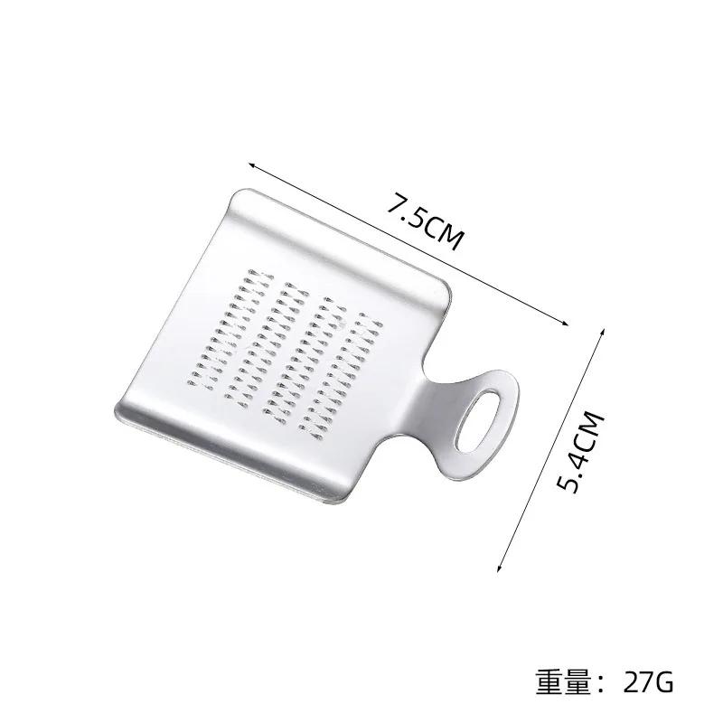 

1 шт. Терка для імбиру, часнику, васабі, подрібнювач, прес для часнику, подрібнювач, різак, очищувач часнику, кухонні інструменти, нержавіюча сталь