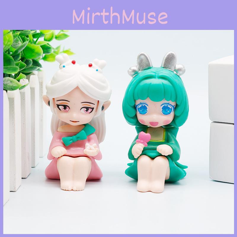 Honor Of Kings Diao Chan Sitting Posture Game Character Model Ornament Set