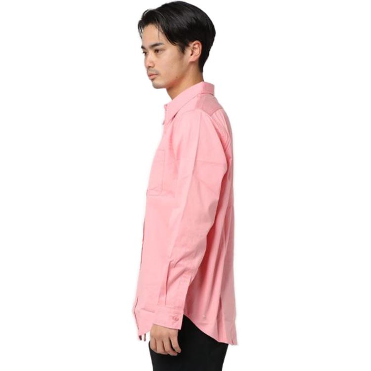 Levis Solid Color Vintage Casual Long Sleeve Shirt Men shirts Pink 84532-0000