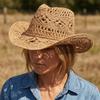 Hollow Out Bohemian Straw Hat Vintage Style Sun Cowboy Hat New Beach Hat Women Wear