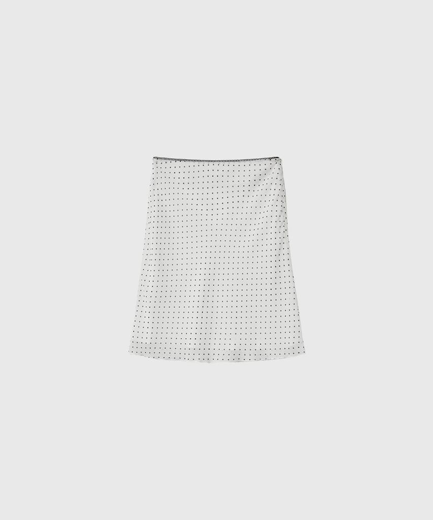 GENERALIDEA Dot Sheer Midi Skirt [White] / Gf2Lsk517