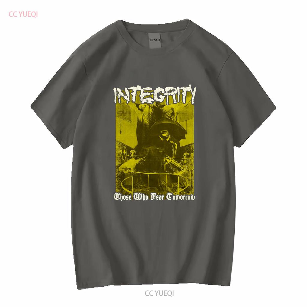 Integrity Those Who Fear Tomorrow Hardcore Band T Shirt Cb778 Vintage Washed Stylish Soft Streetwear Unisex