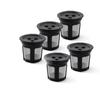 1-10Pcs Reusable Coffee Filter Cup Stainless Steel Filter Mesh Three Holes Coffee K-cups for Ninja CFP201/CFP301 Coffee Makers