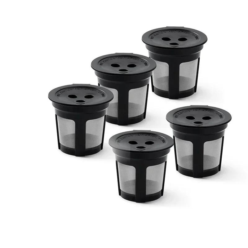 1-10Pcs Reusable Coffee Filter Cup Stainless Steel Filter Mesh Three Holes Coffee K-cups for Ninja CFP201/CFP301 Coffee Makers