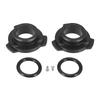 X AUTOHAUX 9006 HB4 LED Headlight Adapter Base Bulb Socket Retainer Holder Universal Car Black 2pcs
