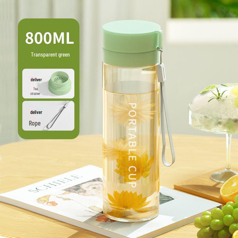 Large Capacity, Durable Sports Water Bottle for Students - Korean Style