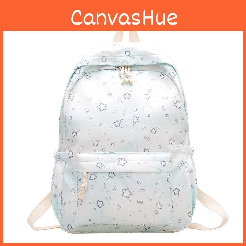 Star Cute Stylish Printed Student Backpack For Girls School And Daily Use