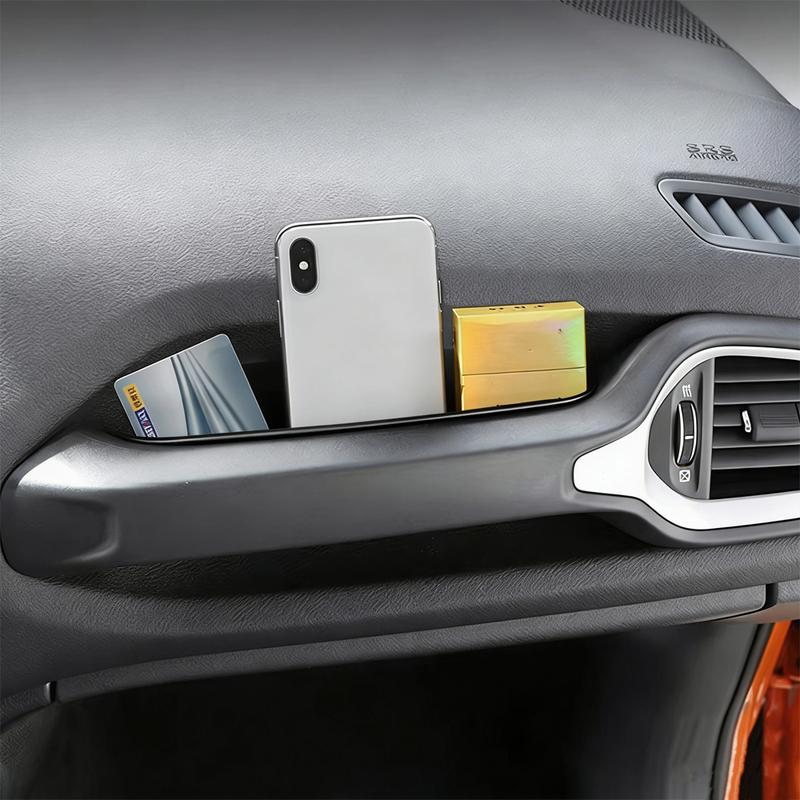 ABS Car Co-pilot Passenger Tray Organizer for Jeep Renegade 2015-2025 LHD Grab Handle Storage Box Pocket Left Hand Drive