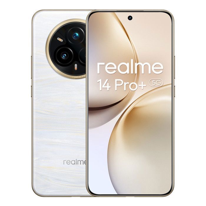 SMARTPHONE Realme 14 Pro + 5G Perlweiß 12GB RAM 512GB