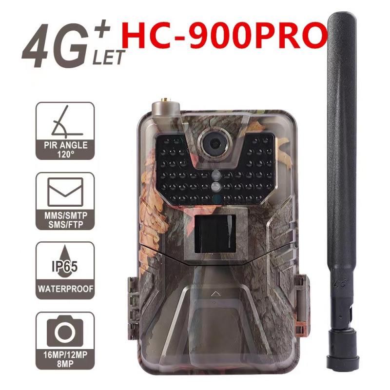 HC-900Pro 36MP 4K Outdoor Infrared Hunting Camera with 4G & Real-time Video