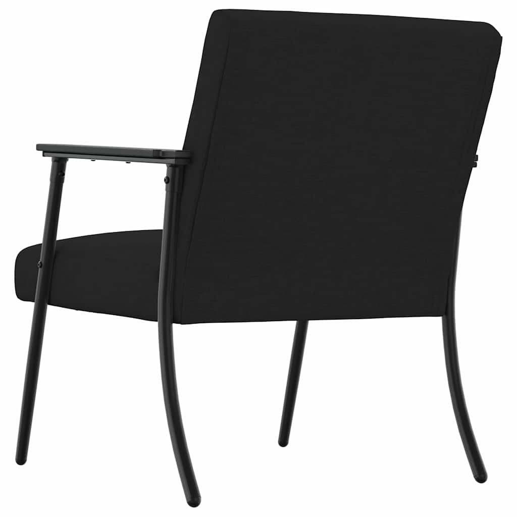 Armchair Black Fabric