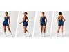 Women's Tie-Dye Cross-Back One-Piece Yoga Suit, Hip-Lifting Athletic Jumpsuit for Outdoor Fitness.