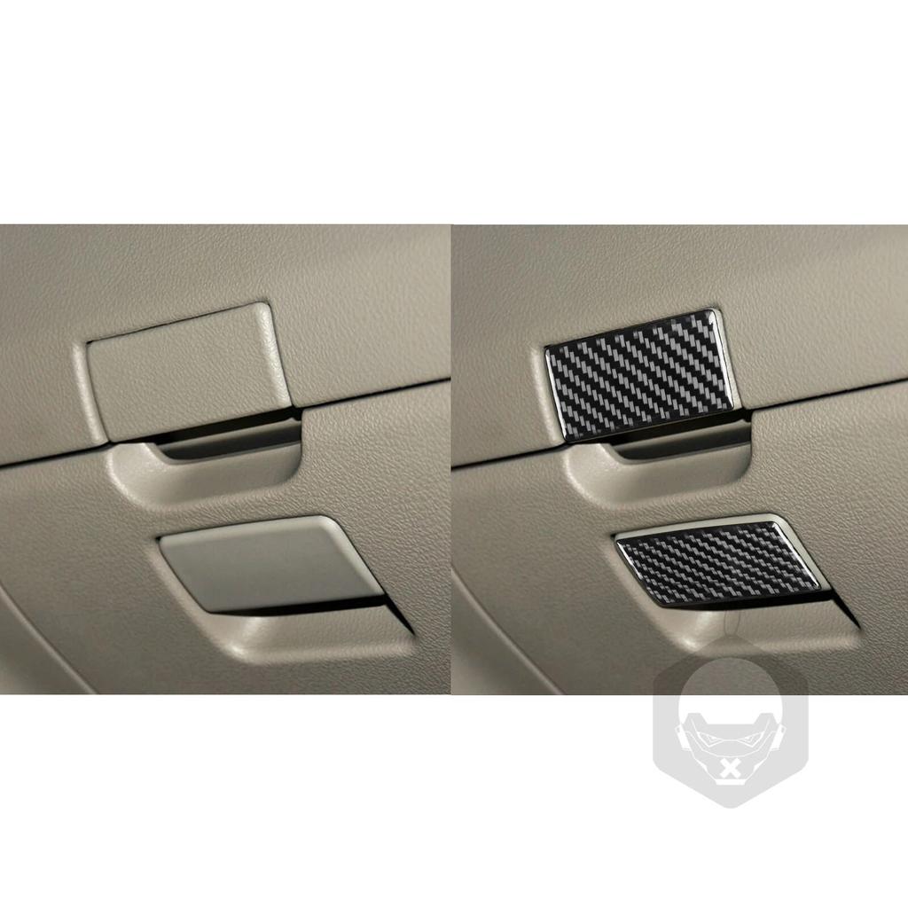 For Toyota Corolla 2007 2008 2009 2010 2011 2012 2013 Accessories Carbon Fiber Interior Codriver Storage Box Handle Trim Sticker