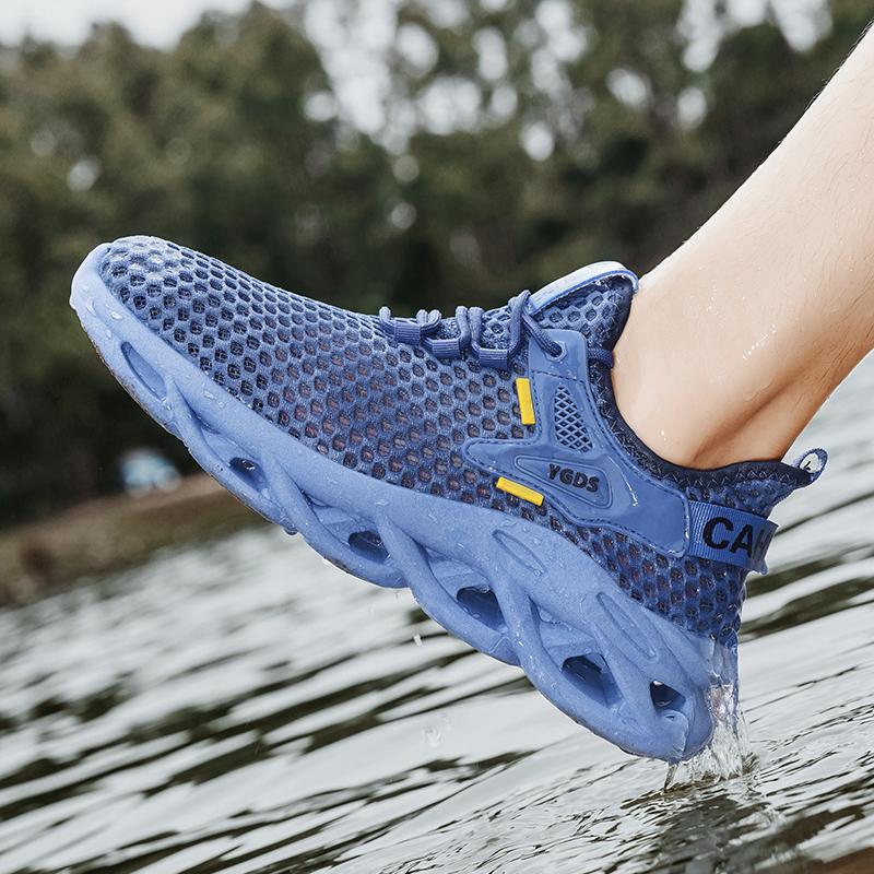 Men's Summer Lightweight Mesh Sandals - Breathable Hollow Out Casual Running Shoes
