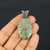 Prehnite Jewelry, 999 Copper Wire Wrapped Pendant Handmade Gemstone Jewelry, Gifts For Wife Brand New Pendant