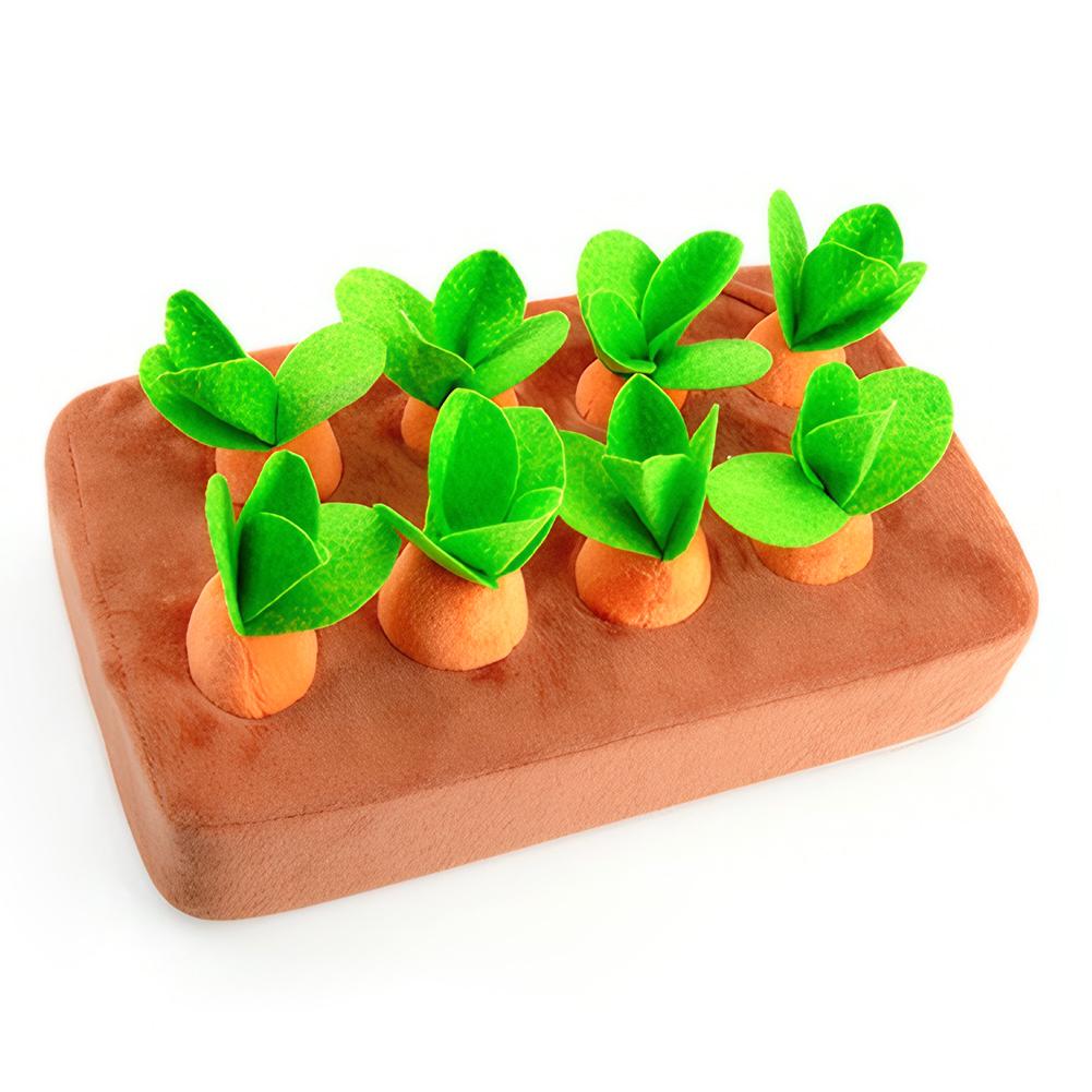 Carrots Dog Toy with 6/8 Carrots Interactive Carrot Snuffle Mat Carrots Enrichment Dog Puzzle Toy for Pet Stress Relief