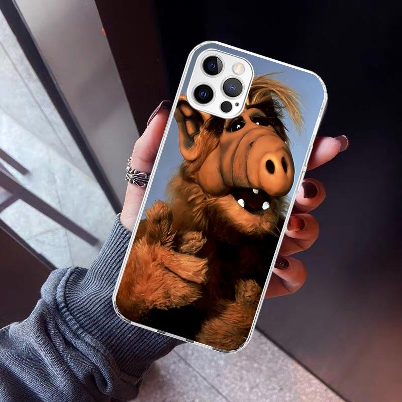 

A-Alf TV Series Phone Case For iPhone 17 Air 11 13 Mini 14 15 Plus 16 12 Pro Max 16E SE 7 8 Pattern Soft TPU Back Cover 13 12 M iPhone 16E