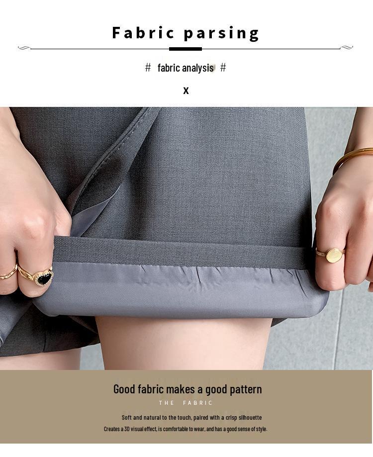 Women's High-Waist A-Line Irregular Skirt Shorts - 2025 Spring/Autumn Trend