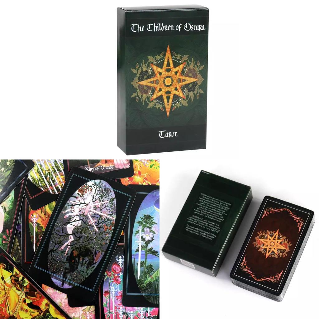 The Children Of Ostara Tarot Card Deck With Logic Puzzle And Cognitive Training For Meditation And Reflection