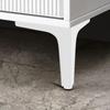 Metal Furniture Legs Triangle Replacement Cabinet Legs Wear-resistant Anti Scratch Nightstand Storage Box Leg