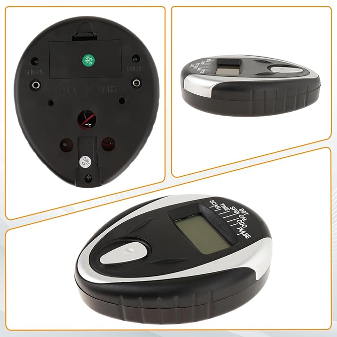 Universal Monitor Speedometer LCD with Heart Rate Measurement Easy To Install Replacement Parts Counter Cycle for Exercise Bike Sport Bikes