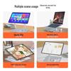 ECOLA Foldable 360° Rotating Dual-Arm Laptop Stand