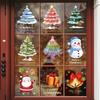 Christmas Tree, Elderly Atmosphere Decorations, Electrostatic Window Decorations, Snowman, Glass Door and Window Stickers
