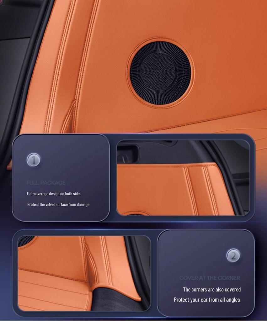 Leapmotor C16 Trunk Mat Full Coverage for Five/Six-Seater 2025 Model - Car Modification & Decoration Accessories.